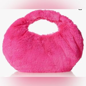 Pink Fur Handbag